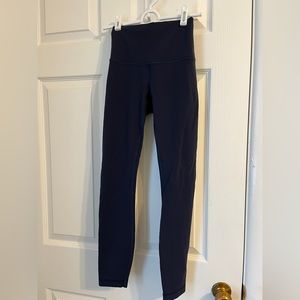 Lululemon full length navy blue leggings